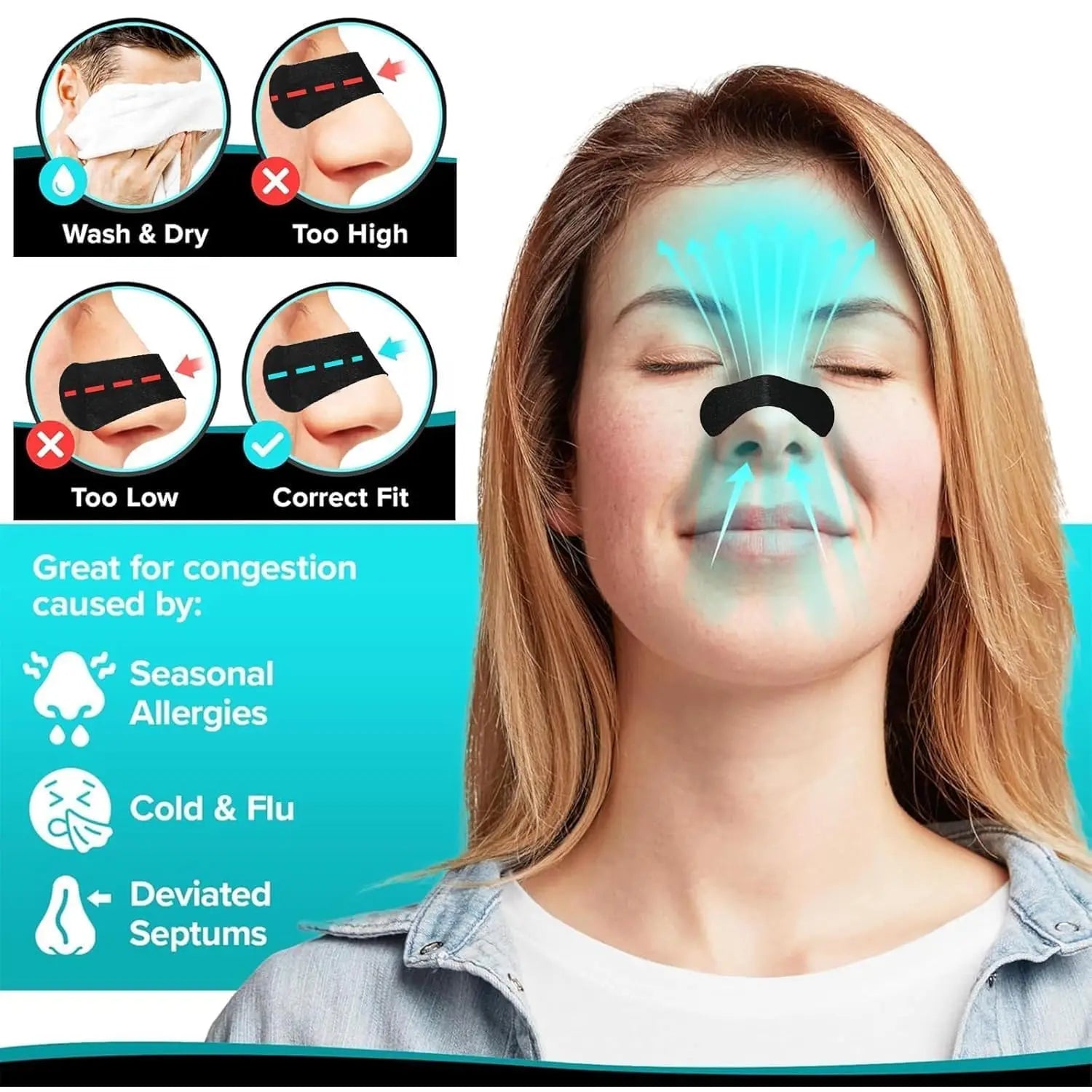 EasyBreathe™ Nose Strips